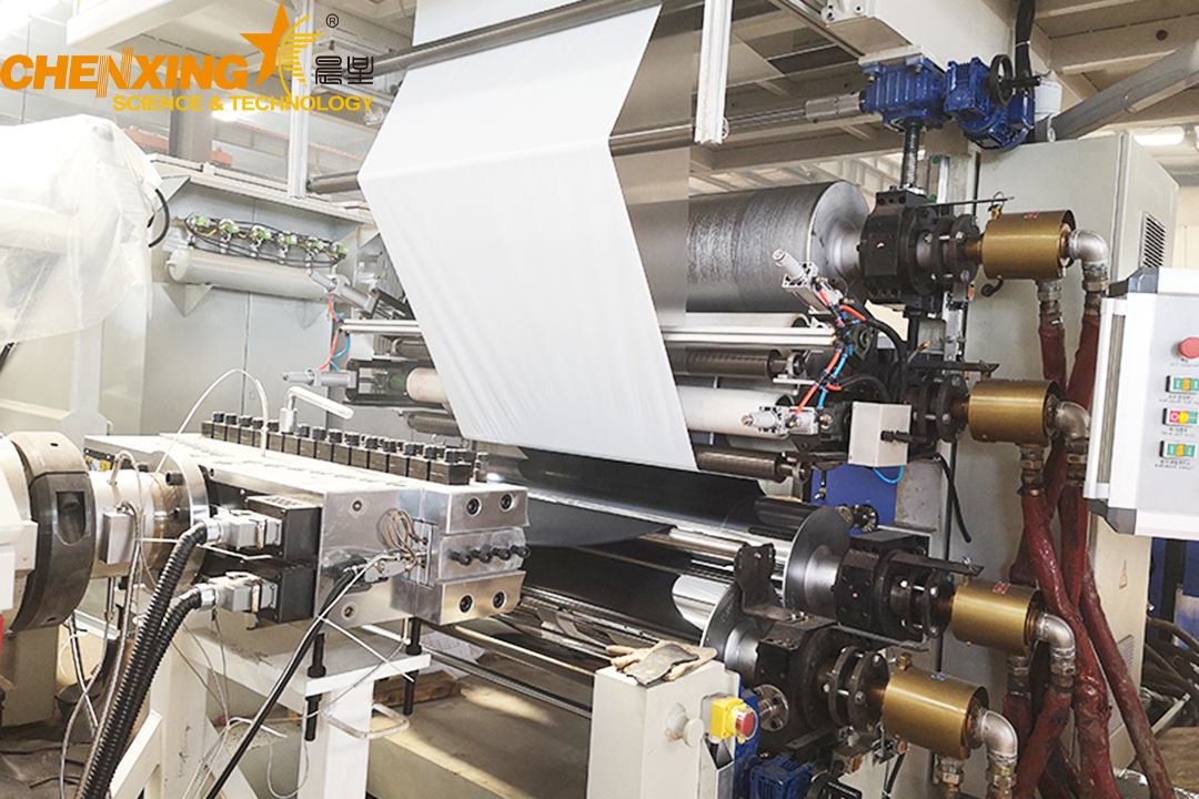 SPC floor production line