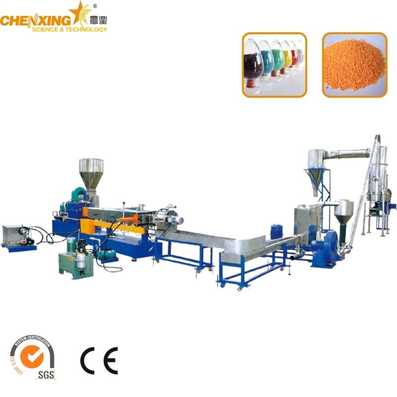 55/110kw Recycling Machinery PP PE PVC Water-ring Pelletizing Line