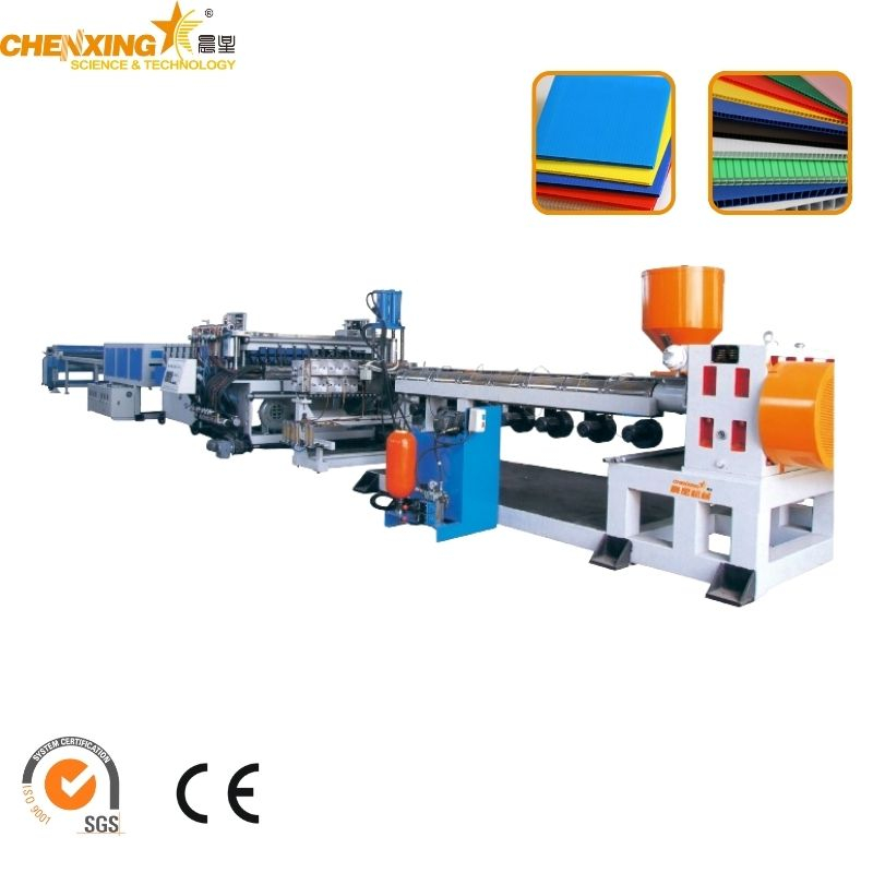 Low-noise Plastic PC/PP/PE Hollow Grid Panel Extrusion Line 