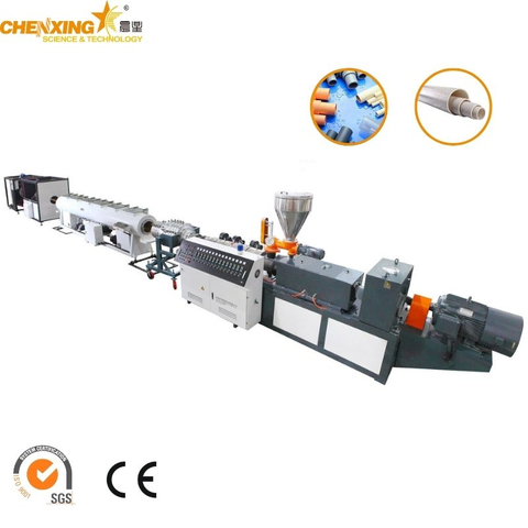 Plastic PVC Twin Screw Extrusion Machine Production Extrusion Line