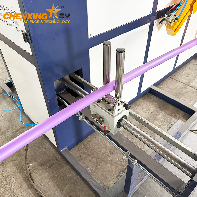 automatic single station pipe coiler for PE PVC flexible pipe extrusion line