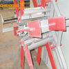 Plastic hose and wire winding machine with dual working stations