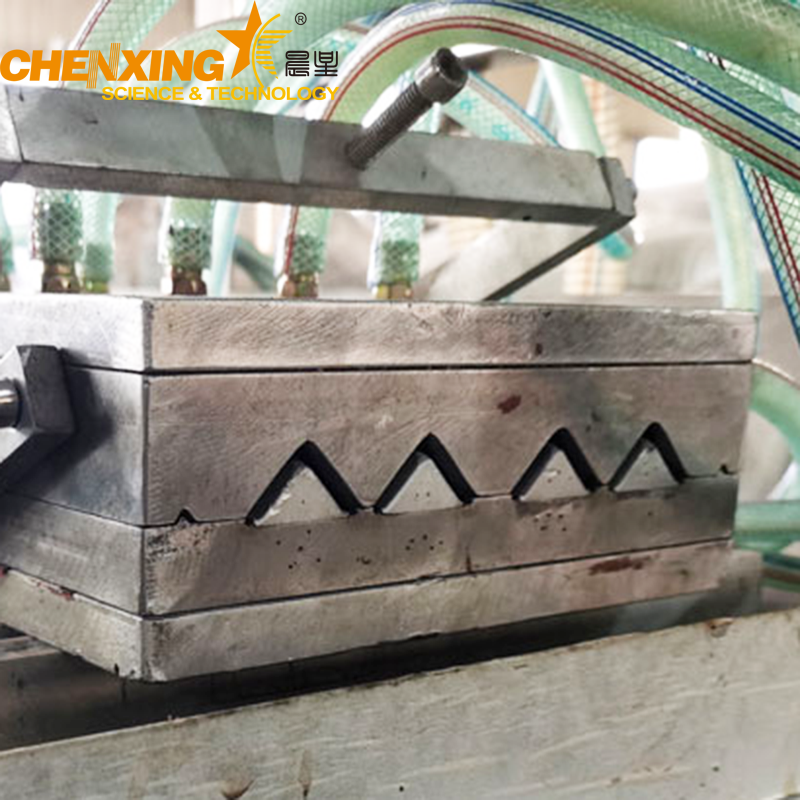 Conical Twin-Screw Extruder for PVC Corner Profile Manufacturing