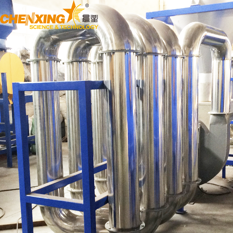 High-efficiency plastic film dryer reducing moisture to below 3%
