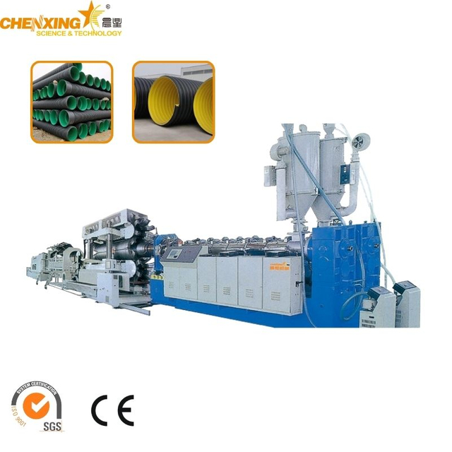 Energy-efficient Double Corrugated Pipe Extrusion Line with Ce