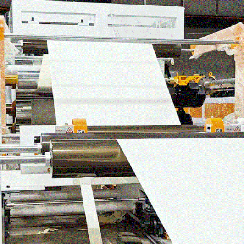 Plastic sheet production line with precision roller calender system