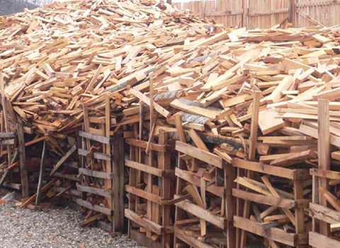 Waste wood