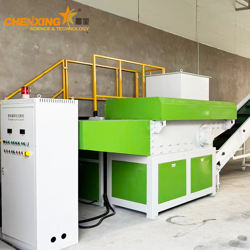 single shaft shredder