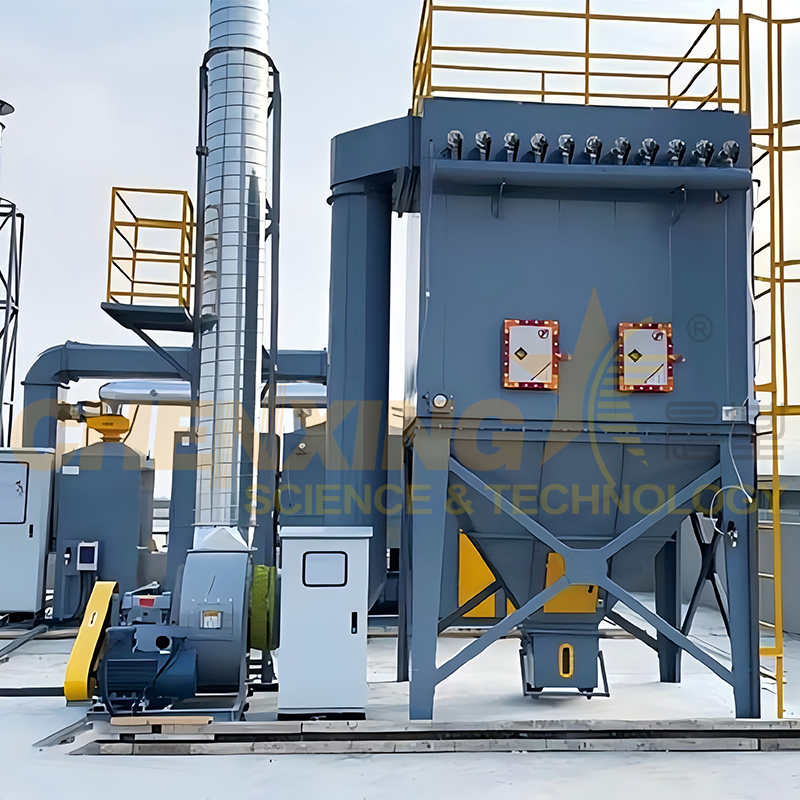 PLC-Controlled Dust Removal System for Plastic Production Line