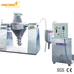 Two cone rotating vacuum mixing dryer for pharmaceutical and chemical industries