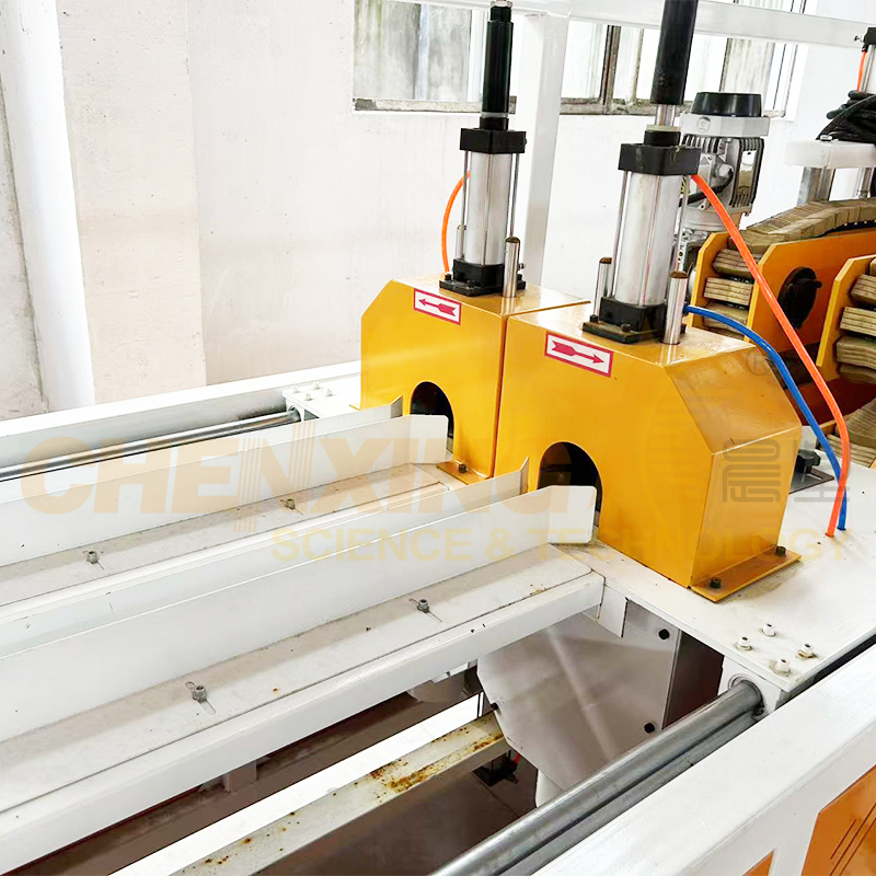 PLC-Controlled Plastic Pipe Cutter for PVC/PE Production Lines | High-Precision Cutting Machine by Chenxing