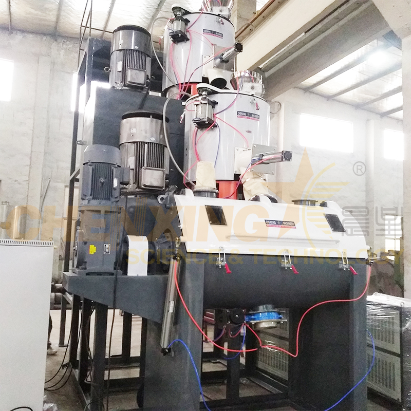 Automated Horizontal Mixer for PVC Sheet and Pipe Production