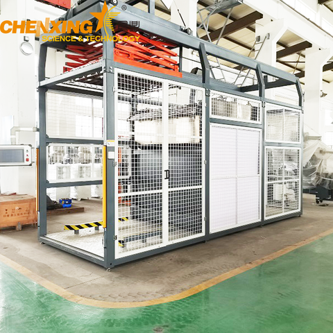 Fully automatic granule bag unpacking machine for plastics and chemicals