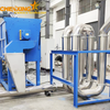 Industrial thermal dryer for plastic film recycling line