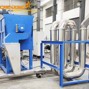 Industrial thermal dryer for plastic film recycling line