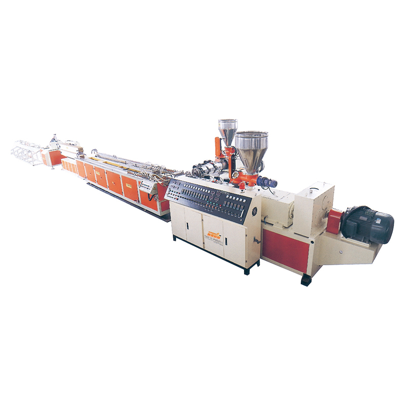 PP PE PVC Wood-plastic-composite Profile Production Line