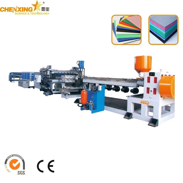 Customizable 2-25mm Plastic PC/PP/PE Hollow Grid Panel Extrusion Production Line Manufacturer