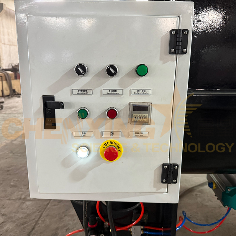 High-Capacity Horizontal Mixer for Viscous Materials in Chemical Industry