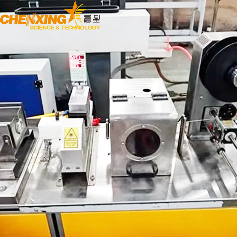 3D printer filament extrusion line with PLC control system