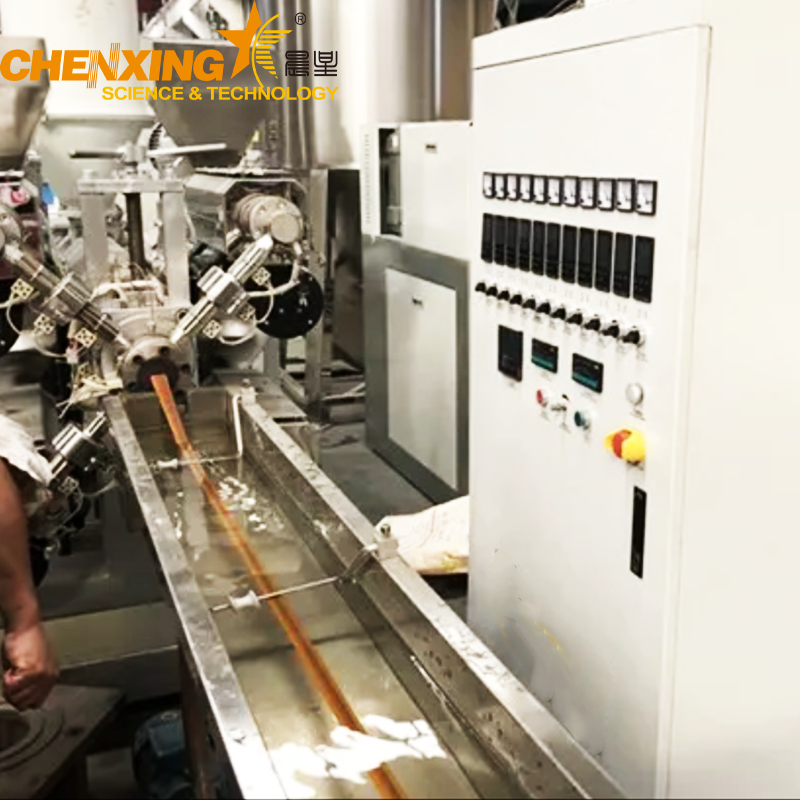 High-Speed Rattan Extruder with Water Cooling Tank