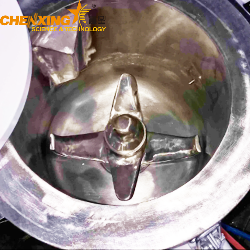 PLC-controlled high speed plastic mixer for testing and R&D