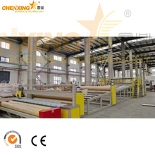 High-speed extrusion of **french drain pipe yellow** sheets for construction projects