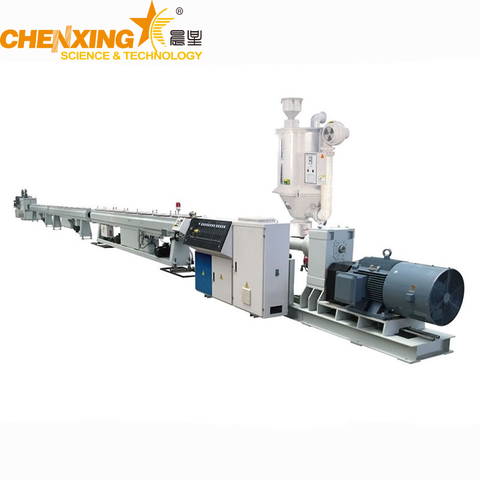 PE PP high-speed pipe extrusion line with twin extruders