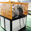PVC snake skin pipe production line with extruder and mould