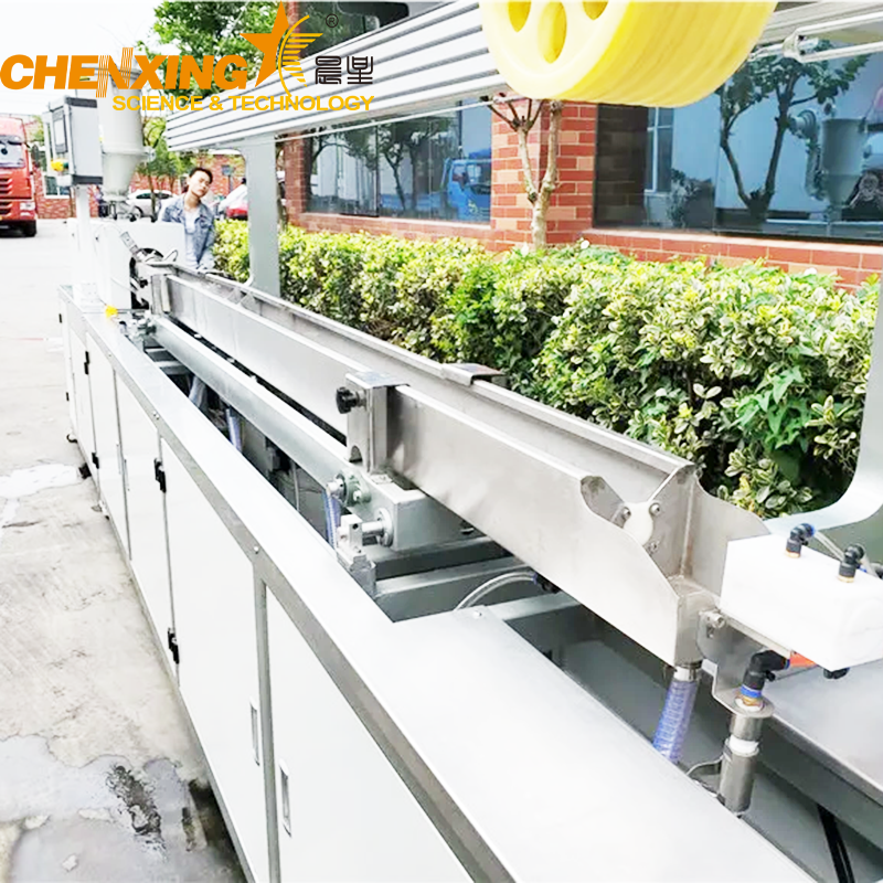 Filament extrusion equipment with laser diameter measurement