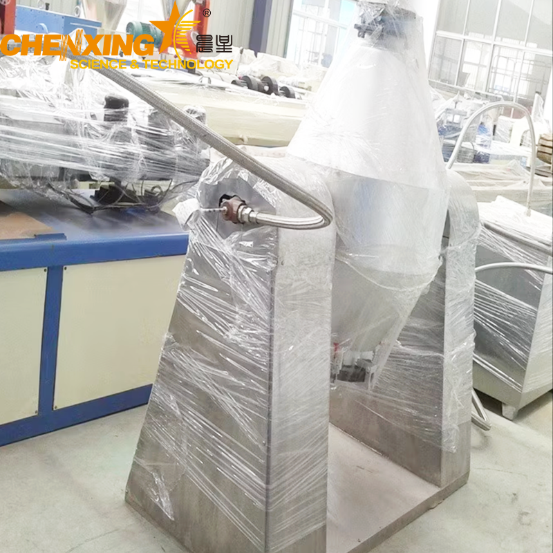 Industrial vacuum drying machine with thermal oil heating system