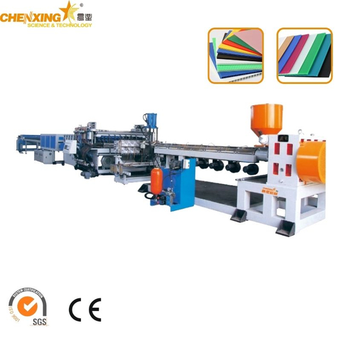 2-25mmPlastic PC/PP/PE Hollow Grid Panel Extrusion Production Line