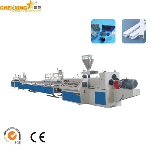 Low-noise PVC Wpc Profile Extrusion Line Windows Profile Exrtusion Production Line Machine