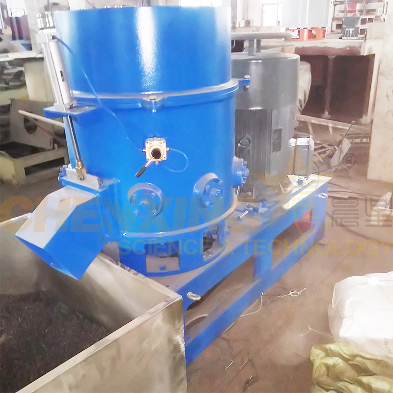 Plastic agglomerator machine for PE film recycling line