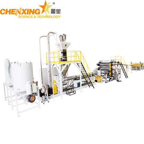 PP PE PS sheet extrusion line with high-performance screw extruder