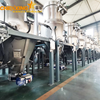 Industrial pneumatic conveying pipeline with feeding device