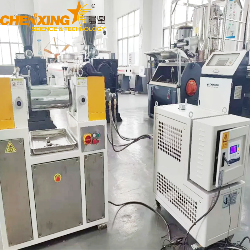 PVC PP PETG sheet testing equipment with adjustable roller speed
