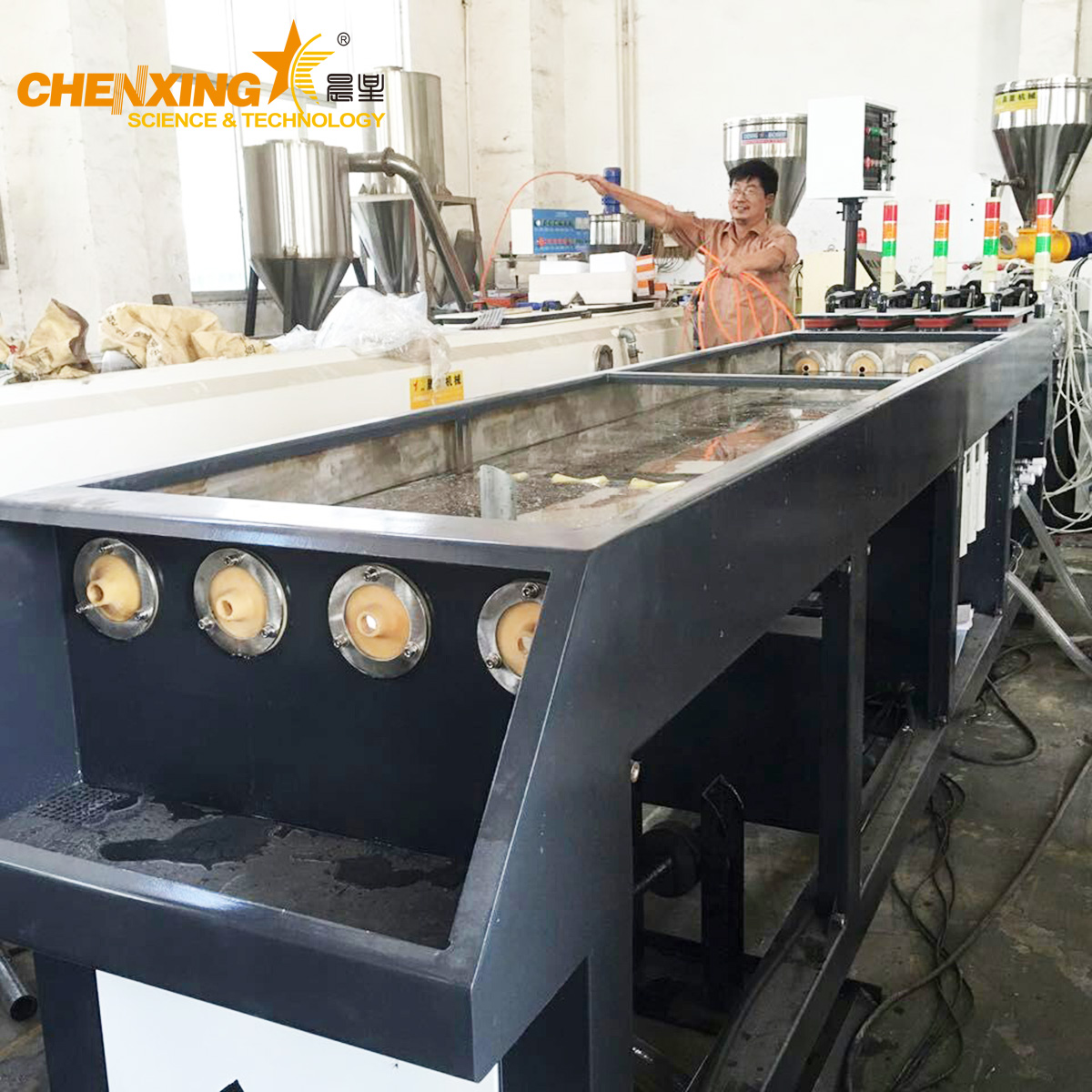 Four Cavity PVC Pipe Extrusion Line | High-Efficiency PVC Pipe Production