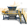 High Performance Plastic Recycling Line Double Shaft Shredder Industrial Plastic Shredder