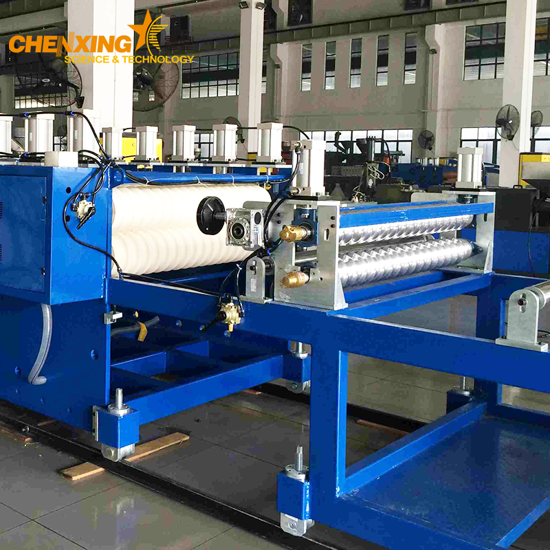 PVC corrugated roof tile extrusion line production system