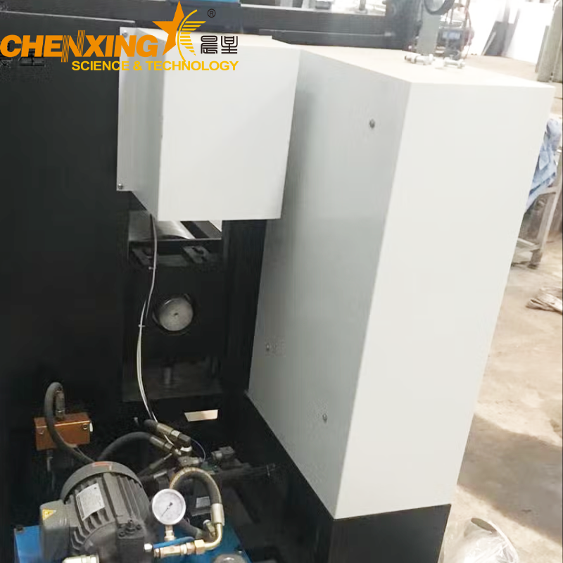 Hydraulic embossing machine with chrome-plated rollers