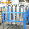 Stainless steel thermal drying system with cyclone separator