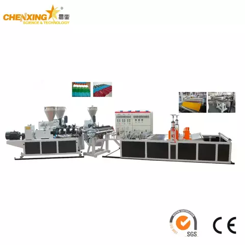 PVC Roof Tile Extrusion Line