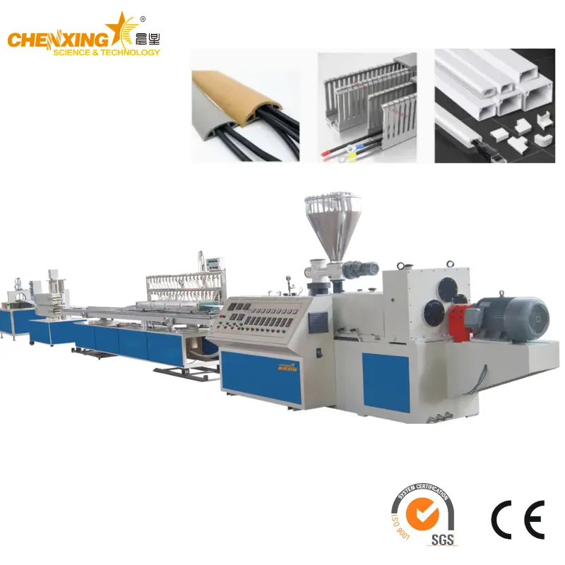 PVC/UPVC/WPC Small Profile Extrusion Line — Cable Trunking, Edge Banding, Corner Bead, Sealing Strip, Waterstop, Conduit & Skirting