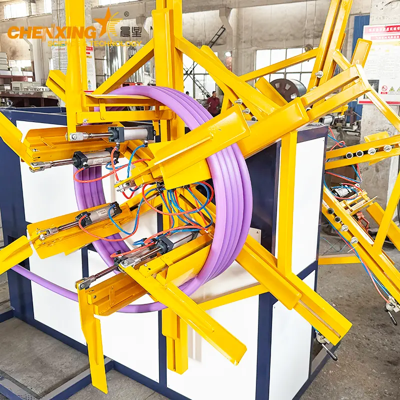 SPS Series Pipe Coiler — Automatic Single/Double Station Hose Winding Machine for Extrusion Lines