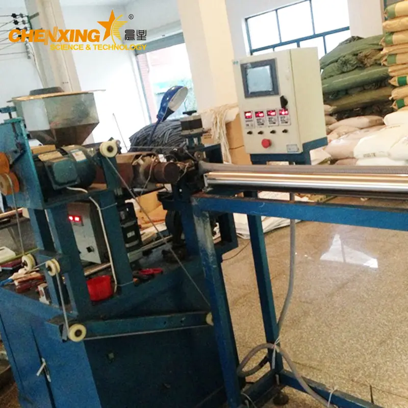 PVC Plastic-Bar-Reinforced Pipe Extrusion Line — SJ-45 Dual-Extruder Spiral Hose Production System
