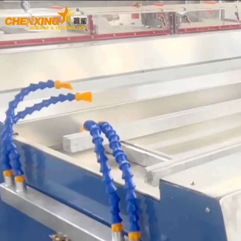 UPVC PVC Roller Shutter Slat Profile Line | PVC Window Door Shutters Blind Profile Extrusion Machine 