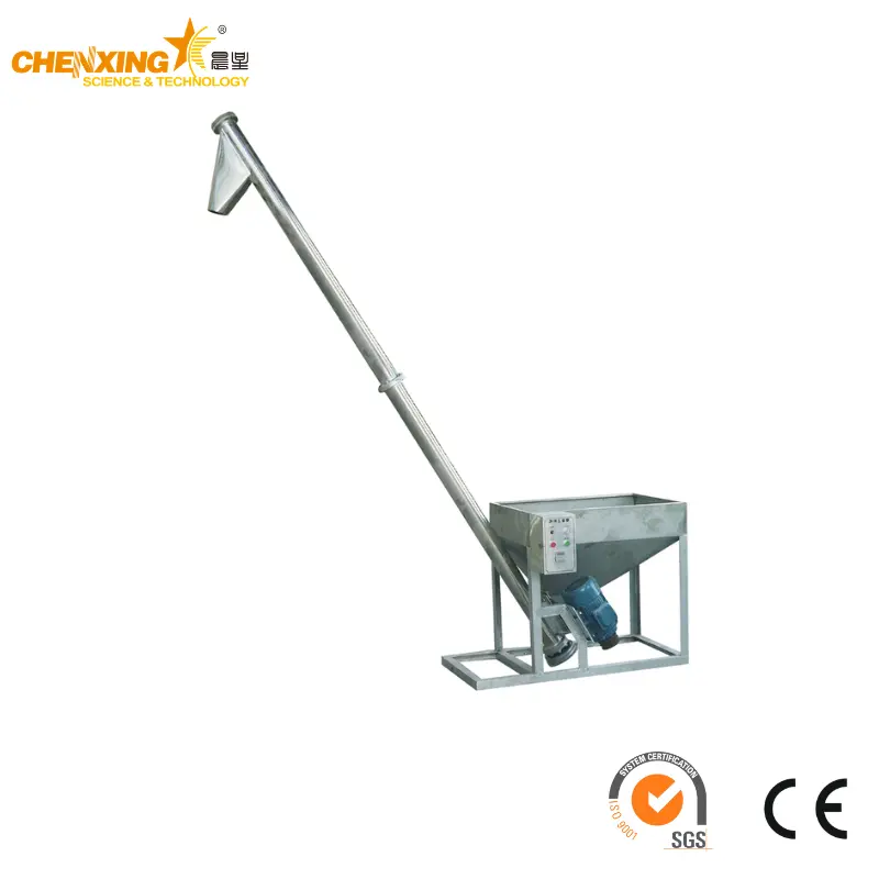 ZJF Series Spring PVC Powder Feeder — Automatic Screw Loader for Extrusion Lines