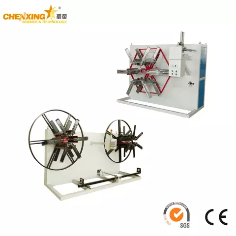 SPS Series Pipe Coiler — Automatic Single/Double Station Hose Winding Machine for Extrusion Lines