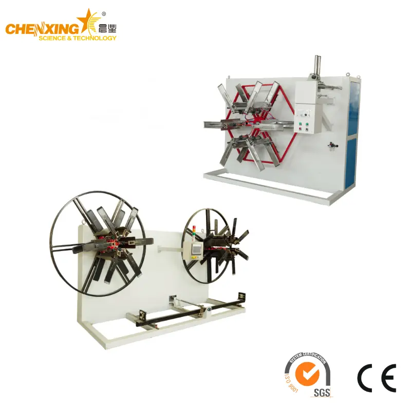 SPS Series Pipe Coiler — Automatic Single/Double Station Hose Winding Machine for Extrusion Lines
