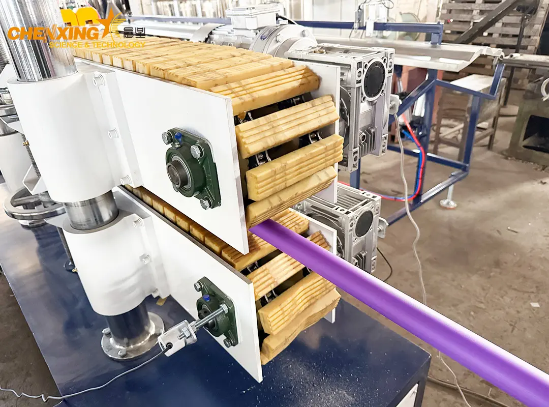 3.PVC pipe extrusion machine export factory